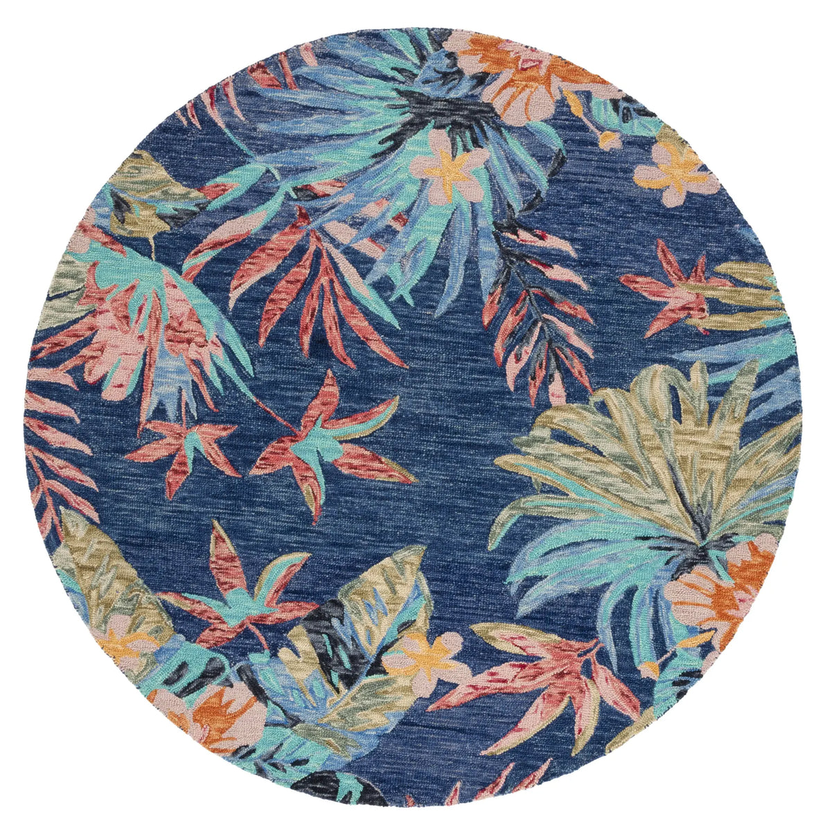 Safavieh Aspen 7'-0" x 7'-0" Rug in Blue / Pink
