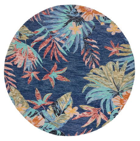 Safavieh Aspen 7'-0" x 7'-0" Rug in Blue / Pink