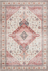 Loloi Skye Sky-02 Ivory/Berry Rugs - main flat