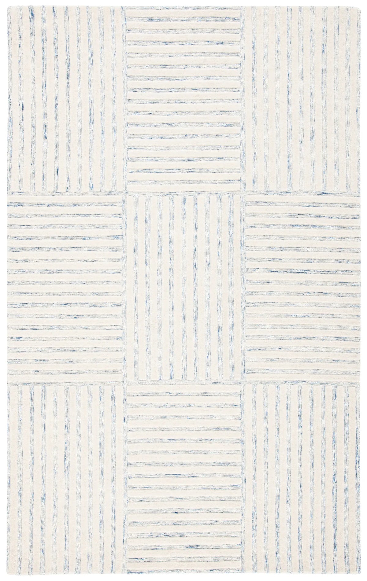 Safavieh Metro 4'-0" x 6'-0" Rug in Blue / Ivory