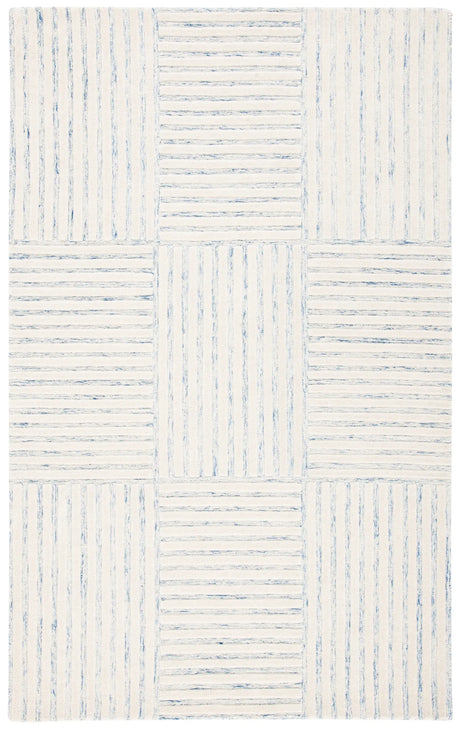 Safavieh Metro 4'-0" x 6'-0" Rug in Blue / Ivory