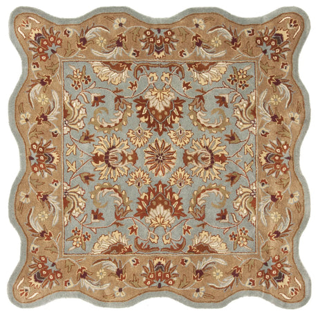 Safavieh Heritage 6'-0" x 6'-0" Rug in Blue / Beige