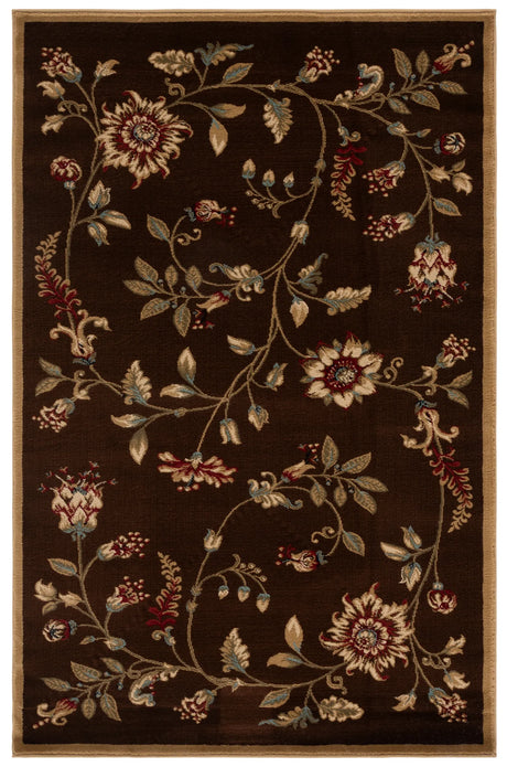 Safavieh Lyndhurst 3'-3" x 5'-3" Rug in Brown / Multi