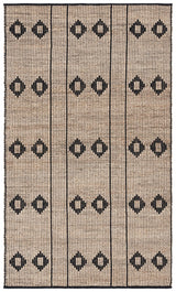 Safavieh Natural Fiber 4'-0" x 6'-0" Rug in Natural / Black