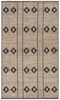 Safavieh Natural Fiber 4'-0" x 6'-0" Rug in Natural / Black