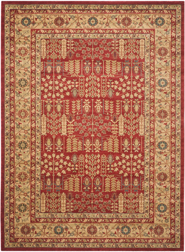 Safavieh Mahal 10'-0" x 14'-0" Rug in Red / Natural