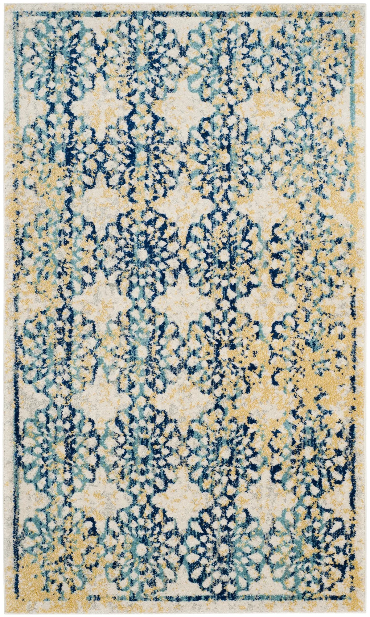 Safavieh Evoke 3'-0" x 5'-0" Rug in Ivory / Blue