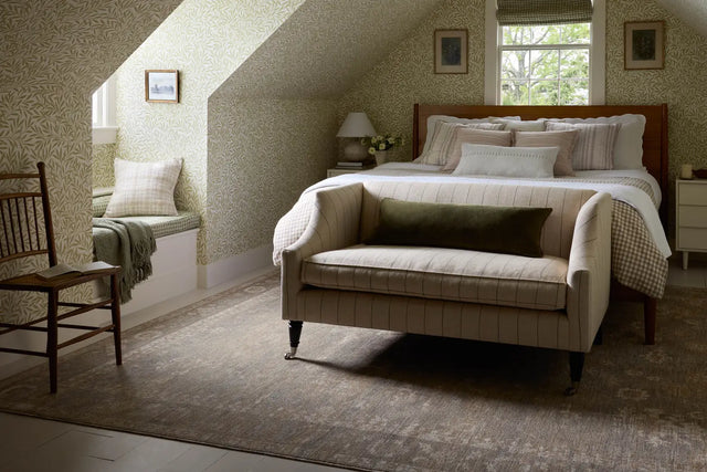 Chris Loves Julia x Loloi Louisa LOI-04 Lagoon / Ivory Rug - room scene 1 horizontal