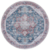 Safavieh Tucson 6'-0" x 6'-0" Rug in Navy / Red