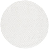 Safavieh Tahoe Shag 5'-0" x 5'-0" Rug in White