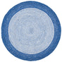 Safavieh Braided 3'-0" x 3'-0" Rug in Navy / Ivory