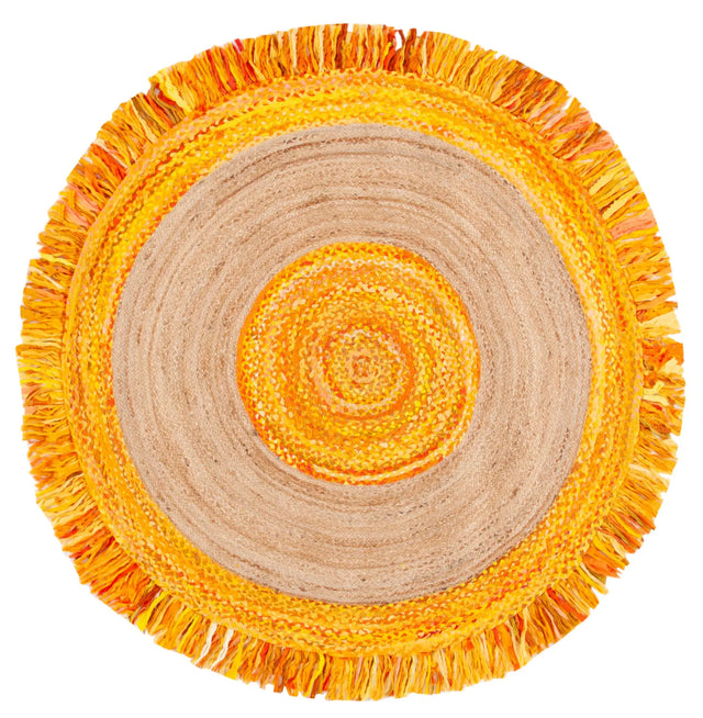 Safavieh Cape Cod 5'-0" x 5'-0" Rug in Gold / Natural