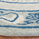Safavieh Antiquity 6'-0" x 6'-0" Rug in Light Blue / Ivory