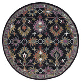 Safavieh Aspen 5'-0" x 5'-0" Rug in Black / Pink