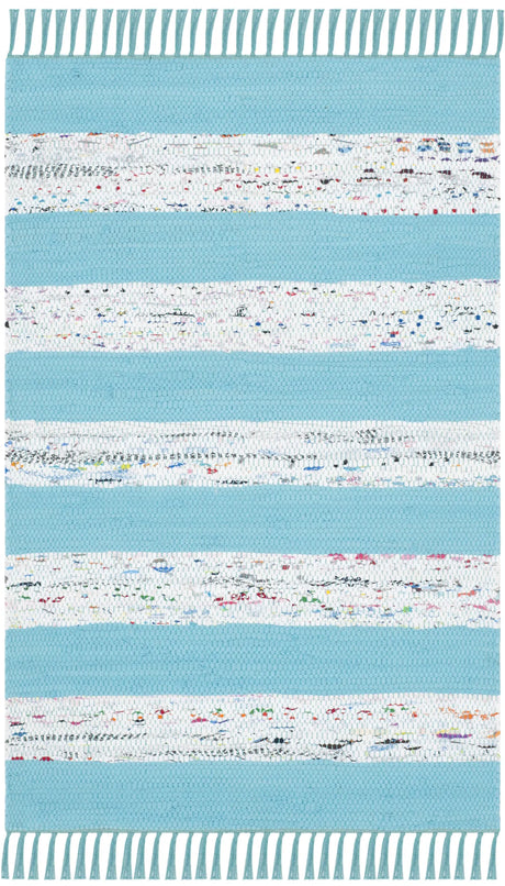 Safavieh Montauk 2'-6" x 4'-0" Rug in Ivory / Turquoise