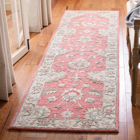 Safavieh Glamour 2'-3" x 8'-0" Rug in Pink / Beige