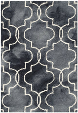Safavieh Dip Dye 2'-0" x 3'-0" Rug in Graphite / Ivory