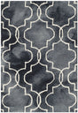 Safavieh Dip Dye 2'-0" x 3'-0" Rug in Graphite / Ivory