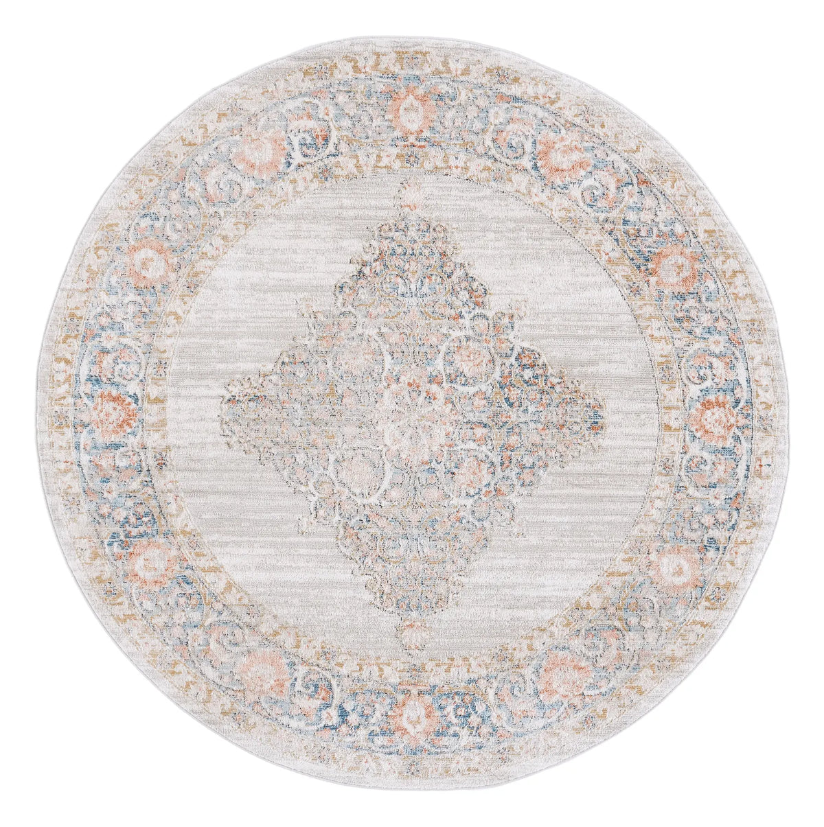 Safavieh Shivan 6'-7" x 6'-7" Rug in Grey / Rose