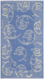 Safavieh Courtyard 2'-0" x 3'-7" Rug in Blue / Natural