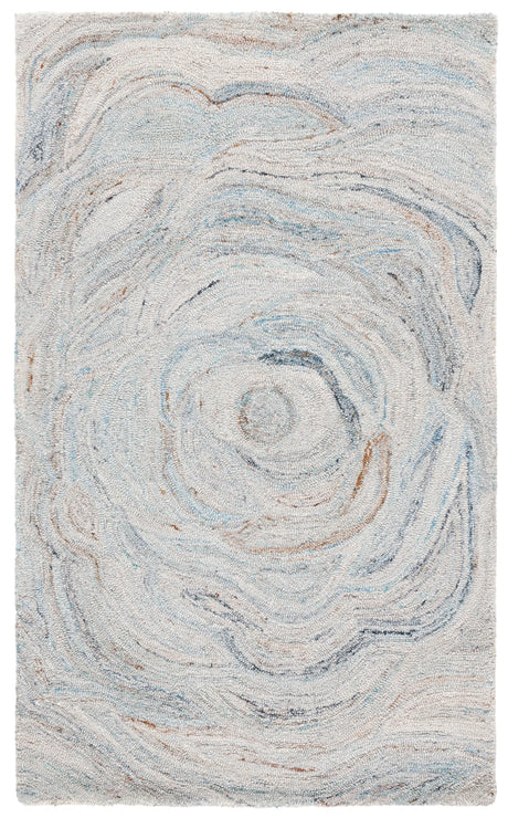 Safavieh Abstract 3'-0" x 5'-0" Rug in Beige / Blue