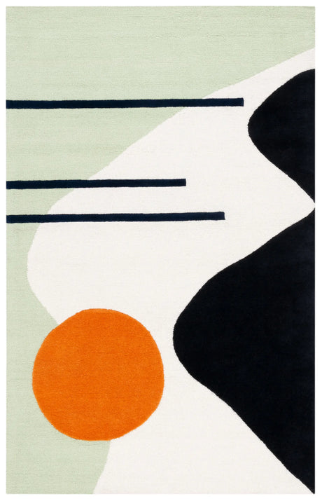 Safavieh Rodeo Drive 4'-0" x 6'-0" Rug in Green / Black