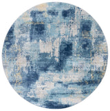 Safavieh Jasper 100 6'-7" x 6'-7" Rug in Navy / Ivory