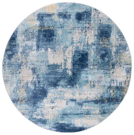Safavieh Jasper 100 6'-7" x 6'-7" Rug in Navy / Ivory