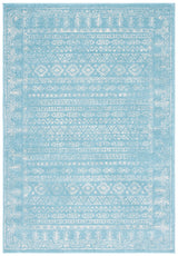 Safavieh Tulum 4'-0" x 6'-0" Rug in Aqua / Ivory