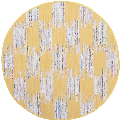 Safavieh Montauk 6'-0" x 6'-0" Rug in Yellow / Multi