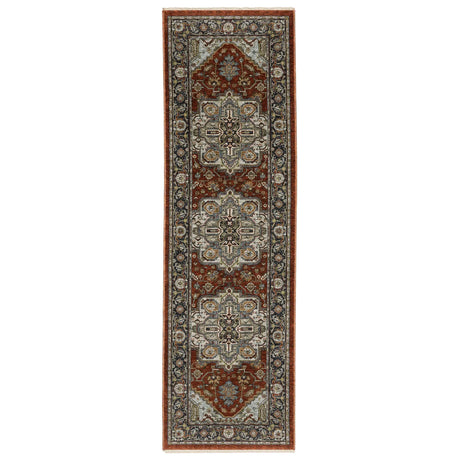 Oriental Weavers Sphinx Aberdeen 1144R Red/ Blue Rugs - runner
