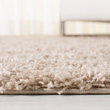 Safavieh Sga-Athens Shag 6'-7" x 6'-7" Rug in Beige