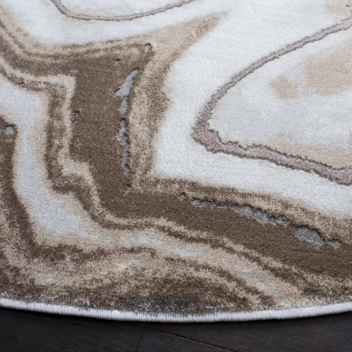 Safavieh Craft 5'-3" x 5'-3" Rug in Gold / Grey