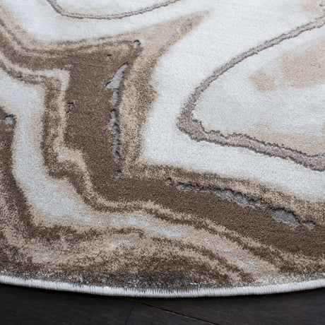 Safavieh Craft 5'-3" x 5'-3" Rug in Gold / Grey