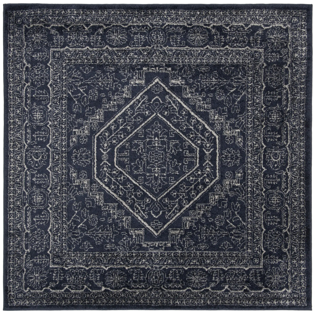 Safavieh Adirondack 6'-0" x 6'-0" Rug in Navy / Ivory