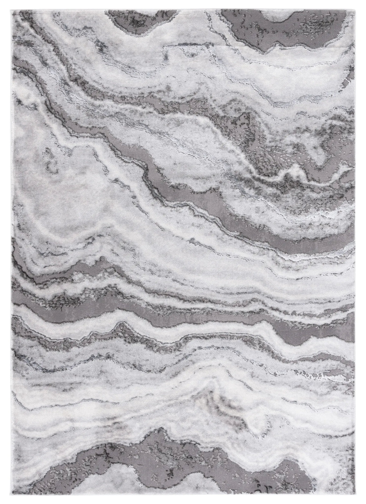 Safavieh Craft 4'-0" x 6'-0" Rug in Grey / Dark Grey