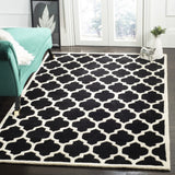 Safavieh Chatham 5'-0" x 8'-0" Rug in Black / Ivory