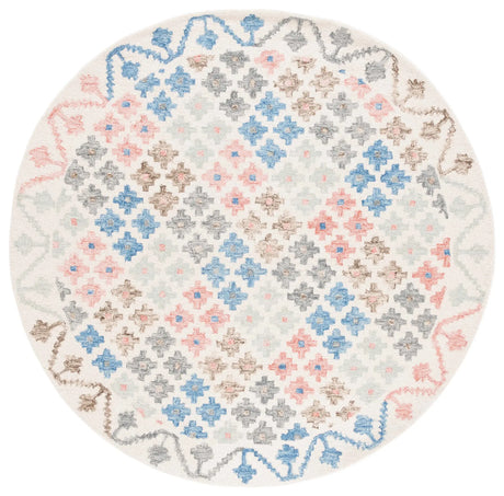 Safavieh Metro 6'-0" x 6'-0" Rug in Ivory / Blue