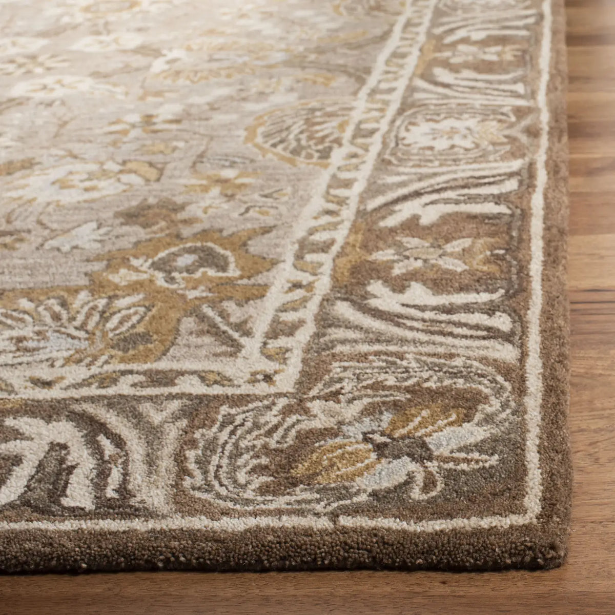 Safavieh Anatolia 5'-0" x 8'-0" Rug in Dark Grey / Brown