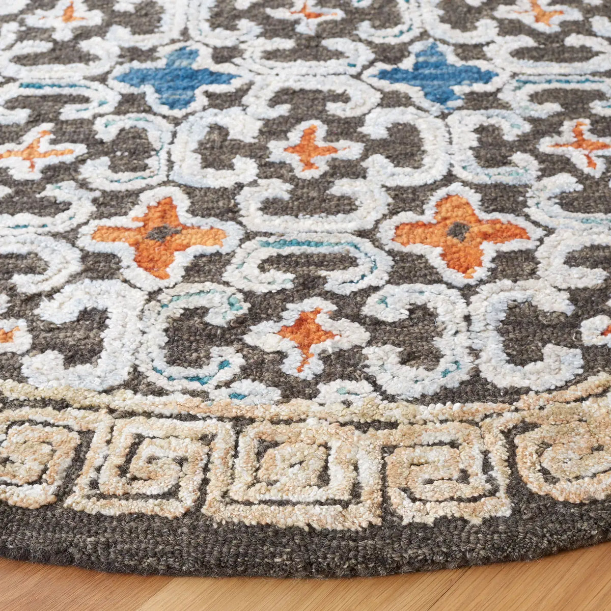 Safavieh Aspen 6'-0" x 6'-0" Rug in Blue / Taupe