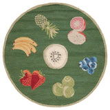 Safavieh Chelsea 4'-0" x 4'-0" Rug in Hunter Green