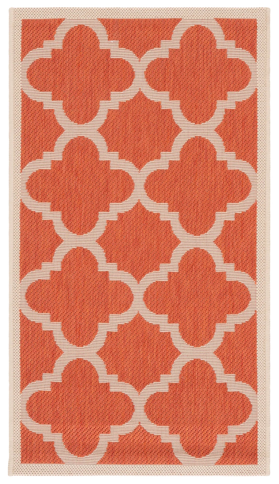 Safavieh Courtyard 2'-0" x 3'-7" Rug in Terracotta