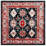 Safavieh Vintage Hamadan 6'-7" x 6'-7" Rug in Ivory / Blue