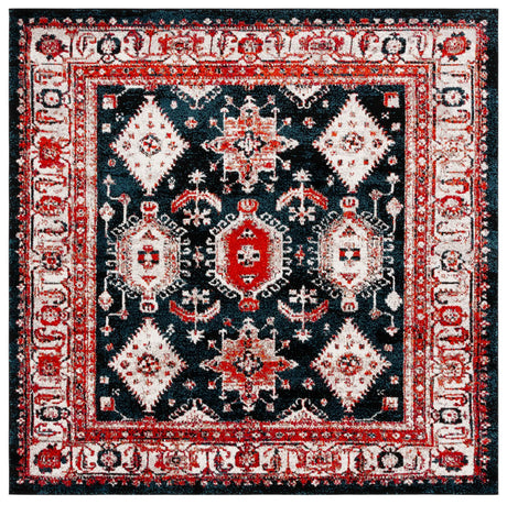 Safavieh Vintage Hamadan 6'-7" x 6'-7" Rug in Ivory / Blue