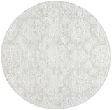Safavieh Ebony 6'-0" x 6'-0" Rug in Ivory / Light Grey