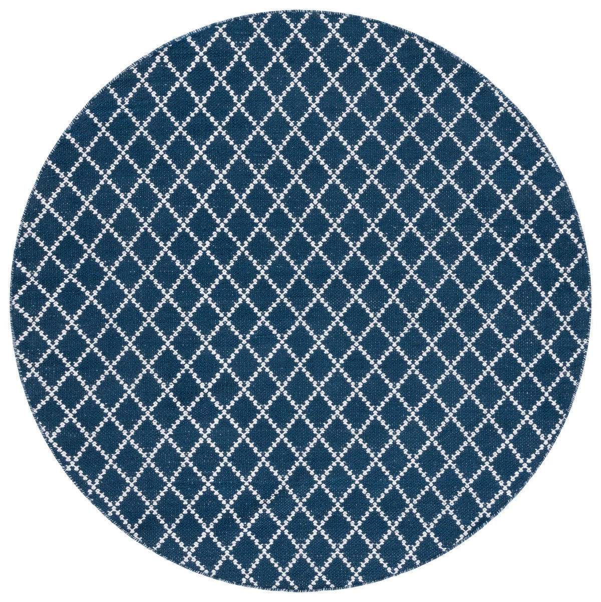 Safavieh Montauk 6'-0" x 6'-0" Rug in Navy / Ivory