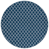 Safavieh Montauk 6'-0" x 6'-0" Rug in Navy / Ivory