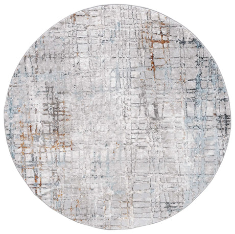 Safavieh Meadow 500 6'-7" x 6'-7" Rug in Grey / Blue