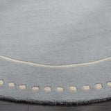 Safavieh Bella 5'-0" x 5'-0" Rug in Light Blue / Ivory