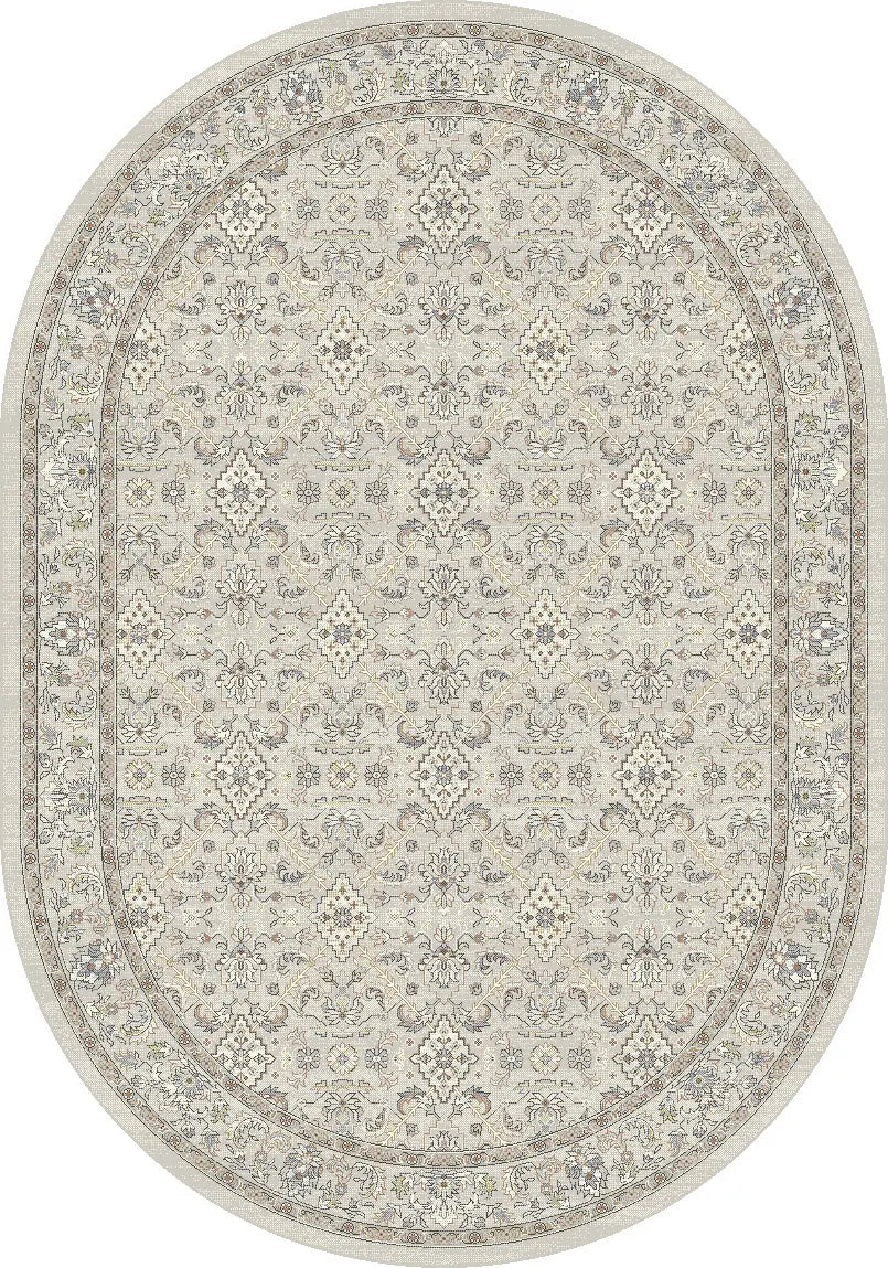 Dynamic Rugs Ancient Garden 57276 Cream/Beige Rug - Oval